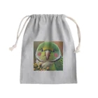 ぷっくりショップのオカメインコです Mini Drawstring Bag