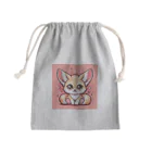 toto444のかわいいフェネック Mini Drawstring Bag