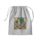 ほっこり絵音舎のぼくのすごいはつめい Mini Drawstring Bag