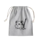 クリエイティブ・スタイル・ストアの働くのが嫌そうなハムスター Mini Drawstring Bag