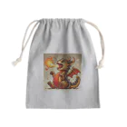 nekodoragonの火噴き猫ドラゴン Mini Drawstring Bag