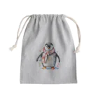 hakumenhonの春を迎えるペンギン Mini Drawstring Bag