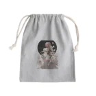AQUAMETAVERSEの女性と白い花　なでしこ1478 Mini Drawstring Bag