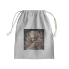 AQUAMETAVERSEの花と蝶の中に入り込む女性　なでしこ1478 Mini Drawstring Bag