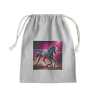 ★動物ショップ・kou2020★の馬4 Mini Drawstring Bag