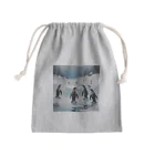 akipen76の共存を目指すペンギン Mini Drawstring Bag