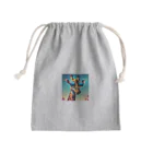 GIRAFFEのサングラスをかけたキリン Mini Drawstring Bag