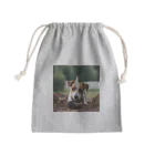 jackrussellvibes___の穴掘りジャックラッセルテリア Mini Drawstring Bag