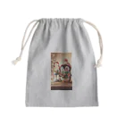 かんぱい工房のかわいいクリスマスペンギン Mini Drawstring Bag