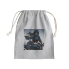 ヨーカズのバイク女子 Mini Drawstring Bag