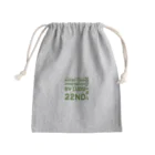 LUDO22期卒業ライブ 逃げるように走るのグリーンロゴ Mini Drawstring Bag