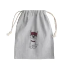 CUROTYの白犬くん Mini Drawstring Bag