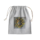 AQUAMETAVERSEのミモザの花をりース　なでしこ1478 Mini Drawstring Bag