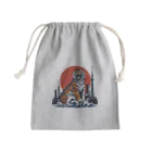 momonekokoの風格漂う王者の虎 Mini Drawstring Bag
