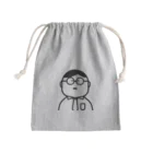 コトアート: 「私はわたし、人は人」の芸人兼サラリーマンシリーズ Mini Drawstring Bag