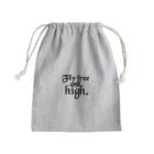 TaDan_StoreのFly free and high. Mini Drawstring Bag