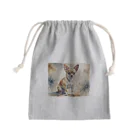 Animal Illustration shopのChihuahua　チワワ　水彩画風 Mini Drawstring Bag