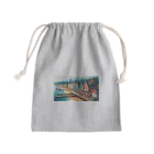 終わらない夢🌈の海沿いの街🏠 Mini Drawstring Bag