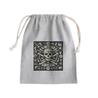 heart-sの海賊旗風スカル Mini Drawstring Bag