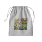 DOG SHOP🐕のふわふわワンちゃんグッズ Mini Drawstring Bag