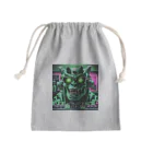 ANIMONSTALSのグリーン・モンスタル@tコックピット Mini Drawstring Bag