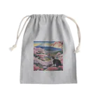 だんのんの桜と富士山と猫 Mini Drawstring Bag