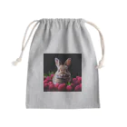 ZeroCreativeのラズベリーラビット Mini Drawstring Bag