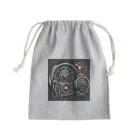 the blue seasonの時間のダッシュボード Mini Drawstring Bag