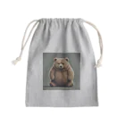 ポポンのぷにクマ🐻グッズ Mini Drawstring Bag