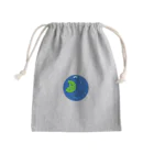 ウサネコ38の月と地球　 Mini Drawstring Bag