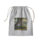 カズシの森のうさぎ Mini Drawstring Bag