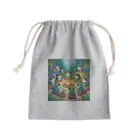 kerokero4216のケロチャンファミリー Mini Drawstring Bag