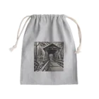 タマたまの木造橋 Mini Drawstring Bag