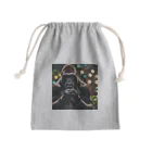 fumi_sportsの泣き虫ゴリラ Mini Drawstring Bag