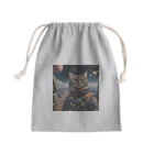 roogerの宇宙猫1 Mini Drawstring Bag