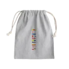 kimchinのカラフルな船の信号旗 Mini Drawstring Bag