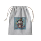 雑貨屋猫布団の願いが叶うラッコのお守りグッズ Mini Drawstring Bag