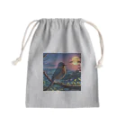 deko4954のbird Mini Drawstring Bag