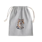 マダイ大佐の補給廠の三毛猫チーちゃんグッズ Mini Drawstring Bag