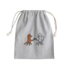 みずしまワークスのたこといか Mini Drawstring Bag