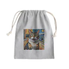 F2 Cat Design Shopのニャンコの叫 001 Mini Drawstring Bag