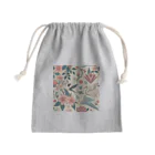 エレクトロエッセンスの和風 Mini Drawstring Bag