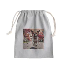 アニマルゲッツ-H3のボール遊び犬 Mini Drawstring Bag