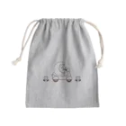 lemonysnow/ハリネズミグッズのハリネズミとバイク Mini Drawstring Bag