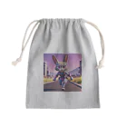 kaz_new9の未来のうさぎ戦士 Mini Drawstring Bag