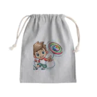 kamukamugrapeの元気くん Mini Drawstring Bag