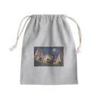 智のショップのキャンプ女子③ Mini Drawstring Bag