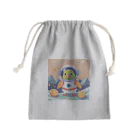 Omame3のキウィ君は宇宙飛行士 Mini Drawstring Bag