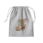 coeur.yu（クードットユー）うちの子さん企画グッズSHOPの杏ちゃん（③🎈バージョン） Mini Drawstring Bag