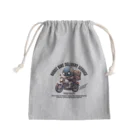 kazu_gのロボットバイク便(淡色用) Mini Drawstring Bag